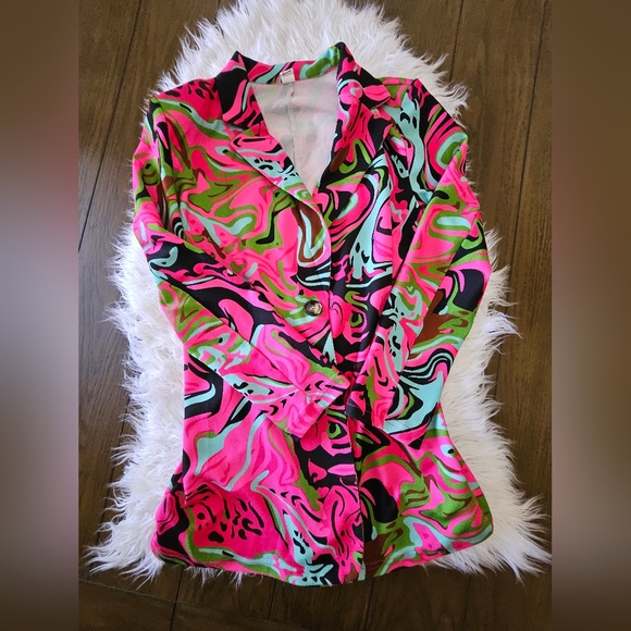 Stylish Multicolor Women's Blazer - Picture 2 of 3